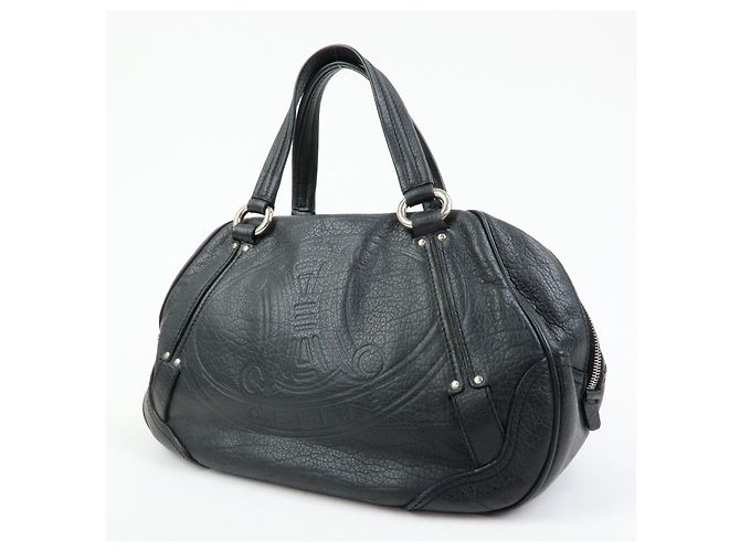 Céline Borsa a tracolla e borsa a mano CELINE Macadam in pelle Nero - vista 3