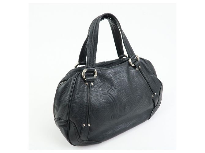 Céline Borsa a tracolla e borsa a mano CELINE Macadam in pelle Nero - vista 4