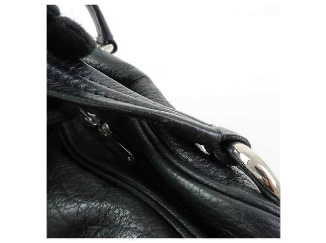 Céline Borsa a tracolla e borsa a mano CELINE Macadam in pelle Nero - vista 8