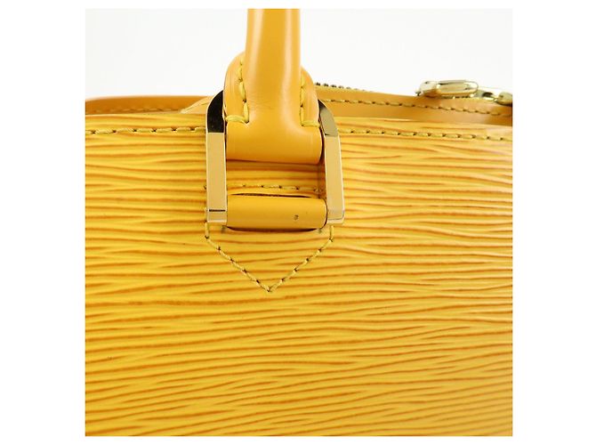 Borsa a mano Louis Vuitton Epi Epi Leather Pont Neuf Jaune M52059 - vista 10