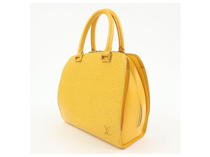 Borsa a mano Louis Vuitton Epi Epi Leather Pont Neuf Jaune M52059 - vista 3