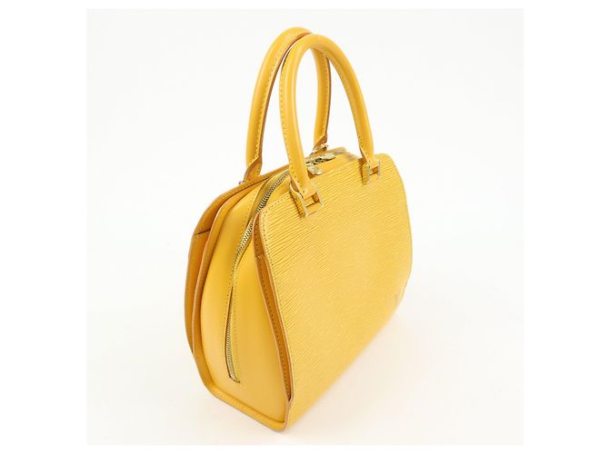 Borsa a mano Louis Vuitton Epi Epi Leather Pont Neuf Jaune M52059 - vista 4