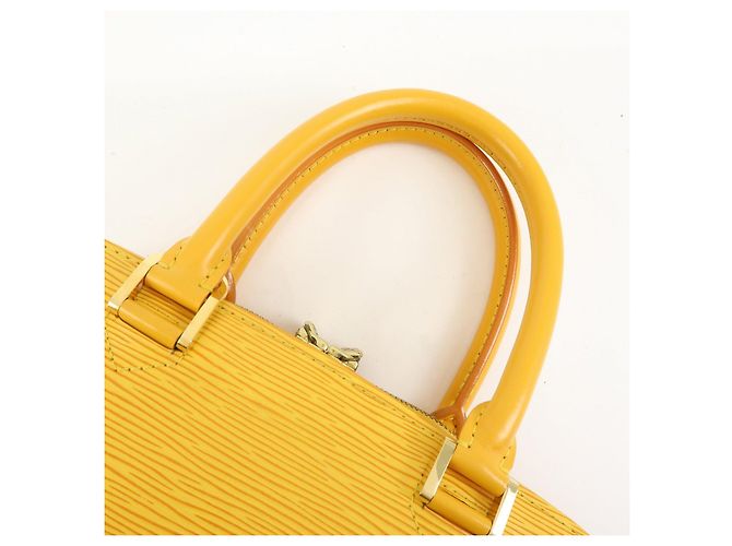 Borsa a mano Louis Vuitton Epi Epi Leather Pont Neuf Jaune M52059 - vista 6
