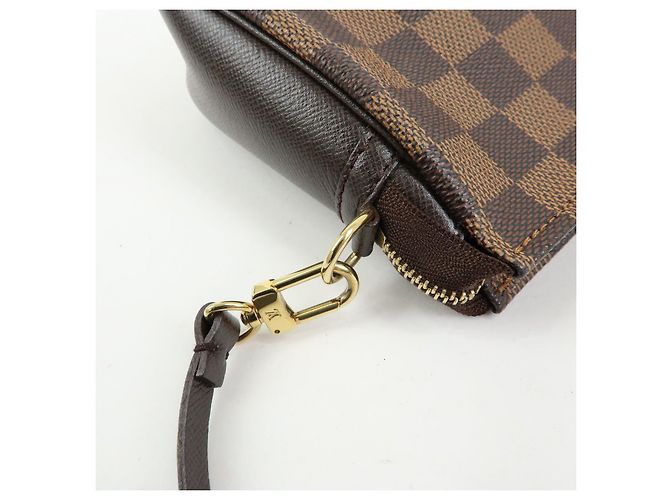 Louis Vuitton Damier Trousse Makeup Accessory Pouch Brown N51982 - vista 10