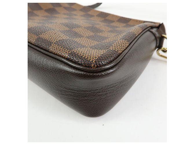 Louis Vuitton Damier Trousse Makeup Accessory Pouch Brown N51982 - vista 12