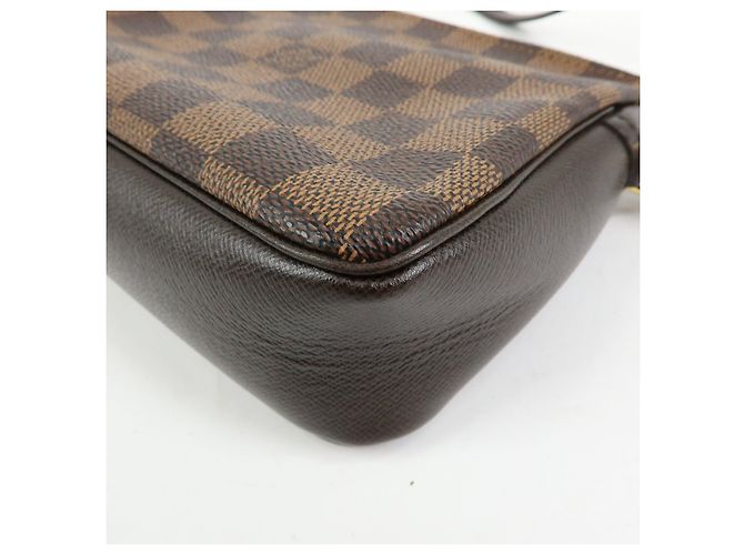 Louis Vuitton Damier Trousse Makeup Accessory Pouch Brown N51982 - vista 14