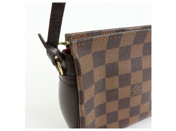 Louis Vuitton Damier Trousse Makeup Accessory Pouch Brown N51982 - vista 16