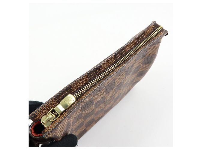 Louis Vuitton Damier Trousse Makeup Accessory Pouch Brown N51982 - vista 20