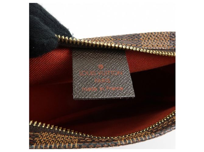 Louis Vuitton Damier Trousse Makeup Accessory Pouch Brown N51982 - vista 23