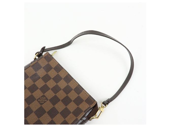 Louis Vuitton Damier Trousse Makeup Accessory Pouch Brown N51982 - vista 6