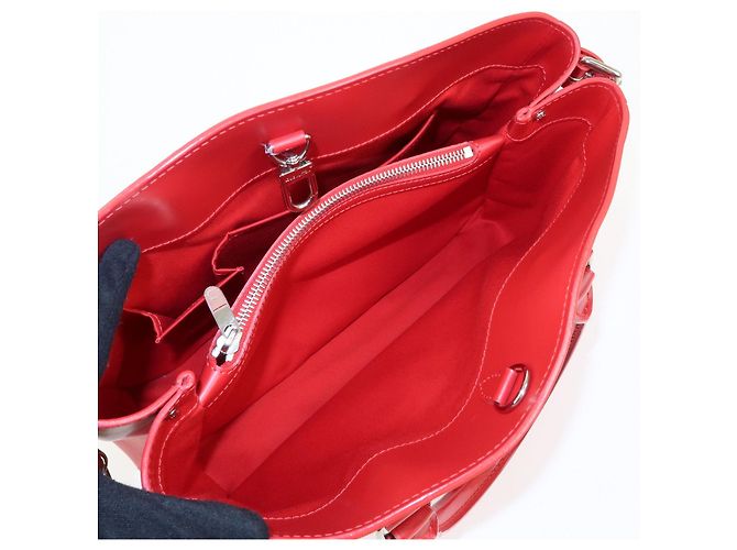 Borsa Tote Louis Vuitton Epi Passy PM Borsa a Mano Rouge M5926E - vista 20
