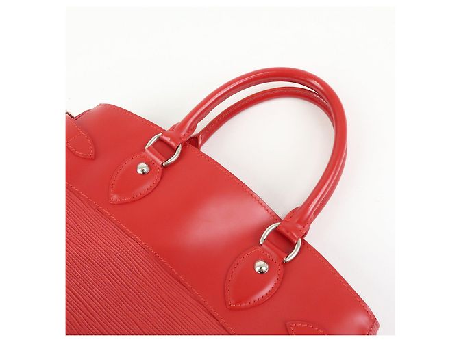 Borsa Tote Louis Vuitton Epi Passy PM Borsa a Mano Rouge M5926E - vista 6