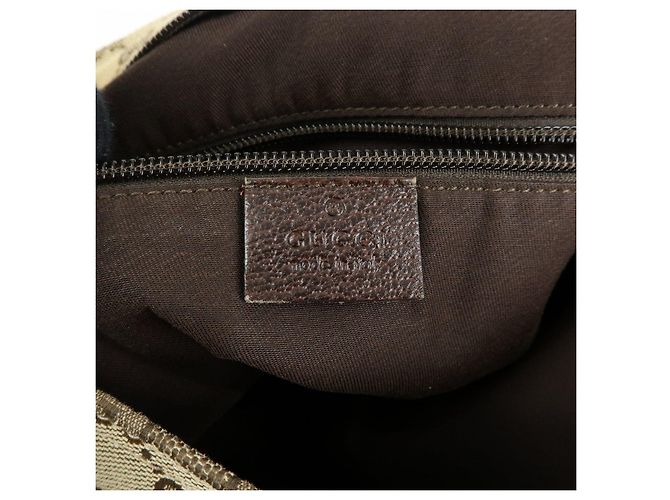 Borsa a tracolla GUCCI Sherry GG Canvas Leather Beige 189751 - vista 23