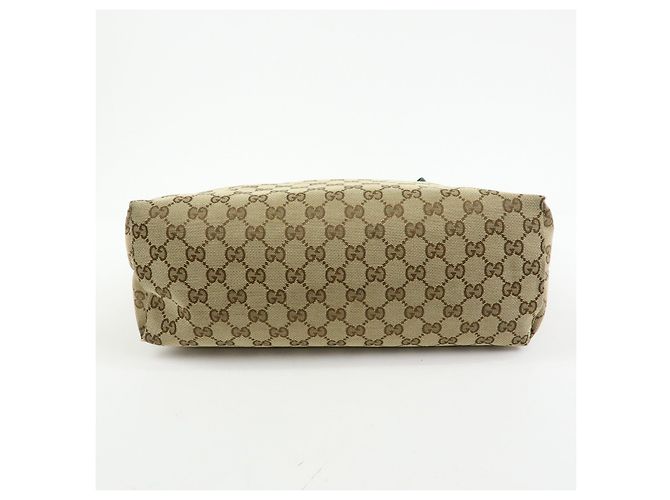 Borsa a tracolla GUCCI Sherry GG Canvas Leather Beige 189751 - vista 5
