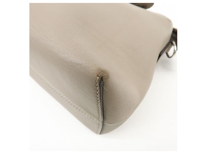 FENDI BY THE WAY Borsa a mano 2Way in pelle Medium Greige 8BL124 - vista 10