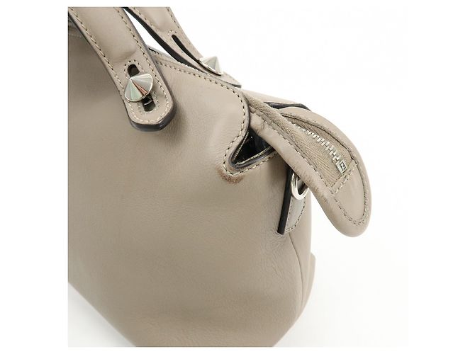 FENDI BY THE WAY Borsa a mano 2Way in pelle Medium Greige 8BL124 - vista 12