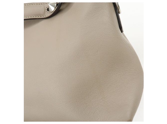 FENDI BY THE WAY Borsa a mano 2Way in pelle Medium Greige 8BL124 - vista 16
