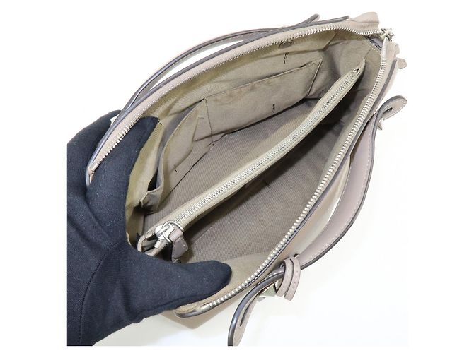 FENDI BY THE WAY Borsa a mano 2Way in pelle Medium Greige 8BL124 - vista 19