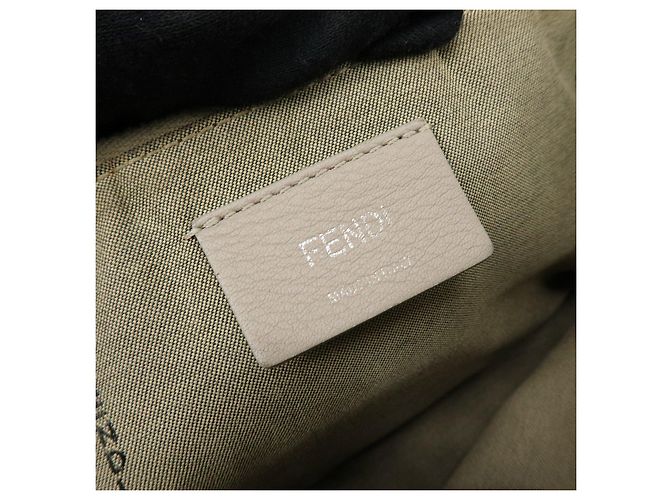 FENDI BY THE WAY Borsa a mano 2Way in pelle Medium Greige 8BL124 - vista 23