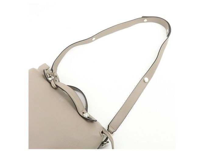 FENDI BY THE WAY Borsa a mano 2Way in pelle Medium Greige 8BL124 - vista 6