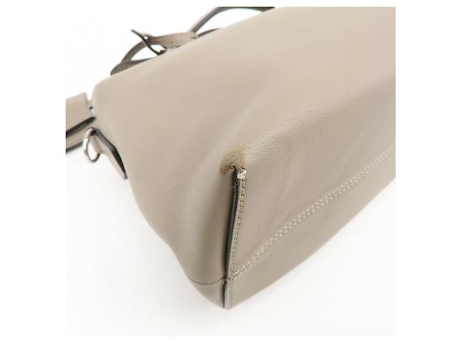 FENDI BY THE WAY Borsa a mano 2Way in pelle Medium Greige 8BL124 - vista 9