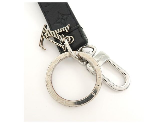Louis Vuitton Monogram Shadow Dragonne S00 Charm Key Chain Black - vista 6
