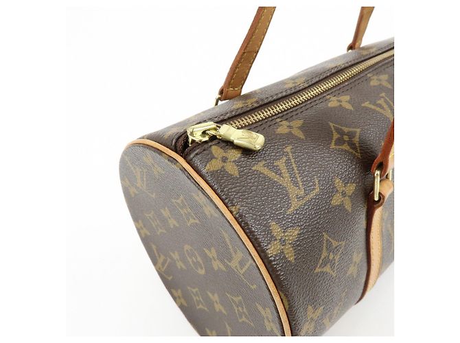 Borsa a mano Louis Vuitton Monogram Papillon 30 Marrone M51385 - vista 16