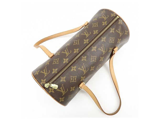 Borsa a mano Louis Vuitton Monogram Papillon 30 Marrone M51385 - vista 17