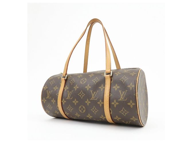 Borsa a mano Louis Vuitton Monogram Papillon 30 Marrone M51385 - vista 3