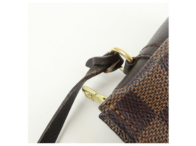 Louis Vuitton Damier Trousse Makeup Accessory Pouch Brown N51982 - vista 11
