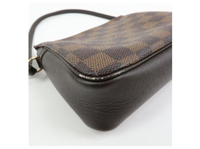 Louis Vuitton Damier Trousse Makeup Accessory Pouch Brown N51982 - vista 12