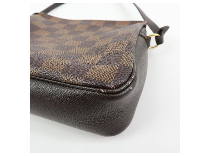 Louis Vuitton Damier Trousse Makeup Accessory Pouch Brown N51982 - vista 14