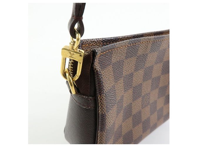 Louis Vuitton Damier Trousse Makeup Accessory Pouch Brown N51982 - vista 16