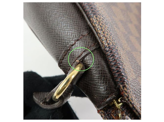 Louis Vuitton Damier Trousse Makeup Accessory Pouch Brown N51982 - vista 18
