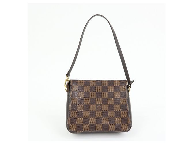 Louis Vuitton Damier Trousse Makeup Accessory Pouch Brown N51982 - vista 2