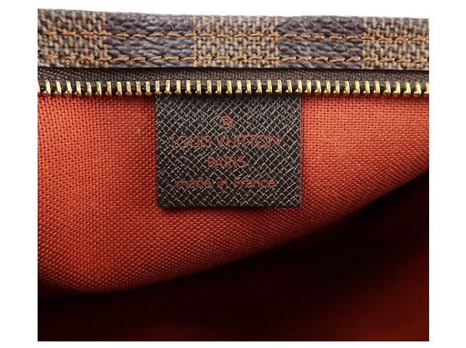 Louis Vuitton Damier Trousse Makeup Accessory Pouch Brown N51982 - vista 23