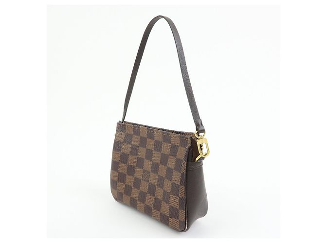 Louis Vuitton Damier Trousse Makeup Accessory Pouch Brown N51982 - vista 3