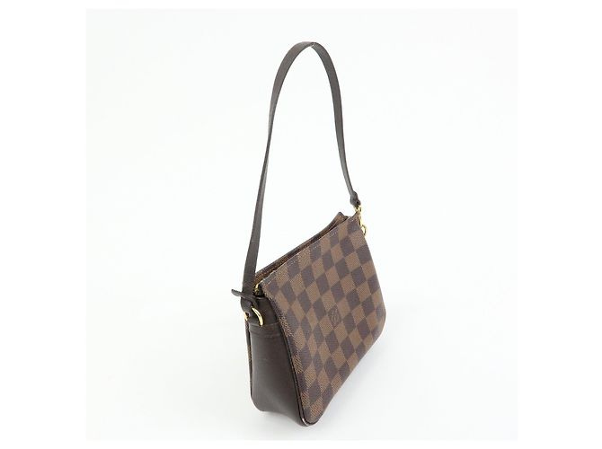 Louis Vuitton Damier Trousse Makeup Accessory Pouch Brown N51982 - vista 4