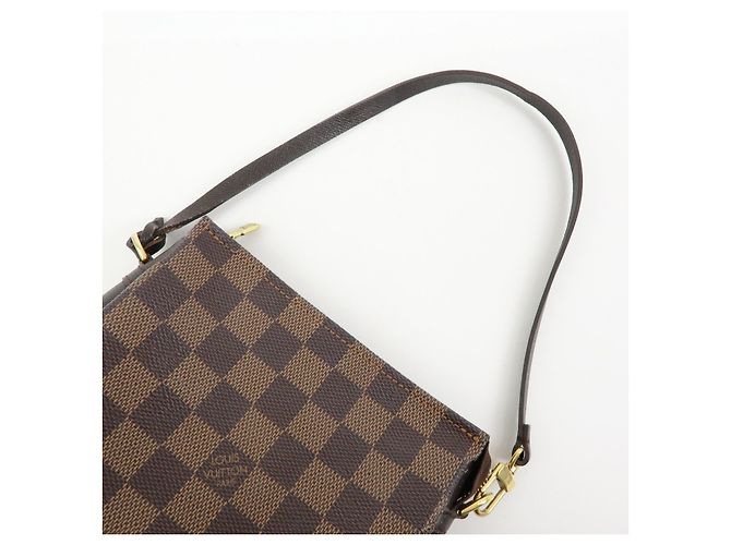 Louis Vuitton Damier Trousse Makeup Accessory Pouch Brown N51982 - vista 6