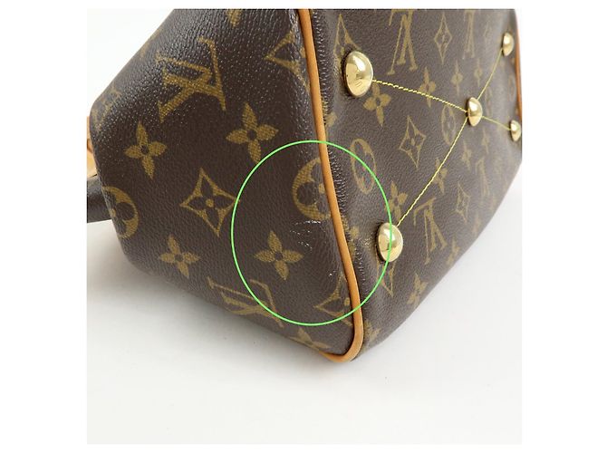 Louis Vuitton Monogram Tivoli PM Borsa a Mano Borsa a Tracolla Brown M40143 - vista 14