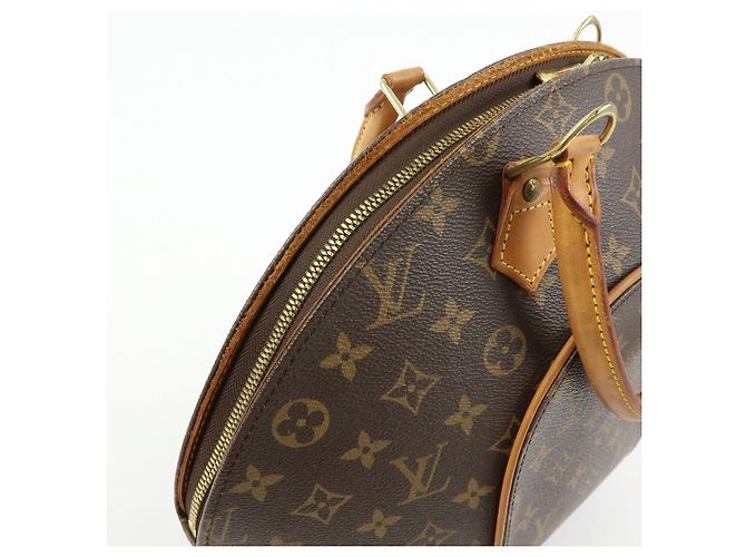 Borsa a mano Louis Vuitton Monogram Ellipse MM Brown M51126 - vista 16