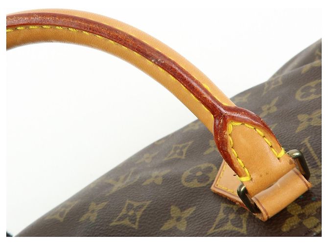 Louis Vuitton Monogram Speedy 40 Borsa a Mano Borsa Boston Marrone M41522 - vista 10