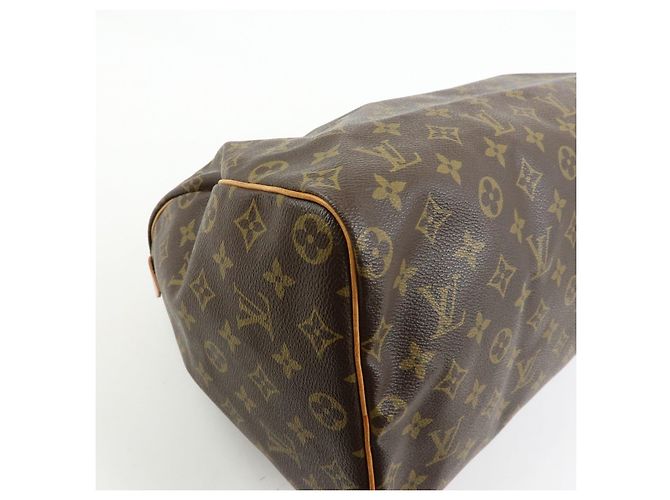 Louis Vuitton Monogram Speedy 40 Borsa a Mano Borsa Boston Marrone M41522 - vista 12