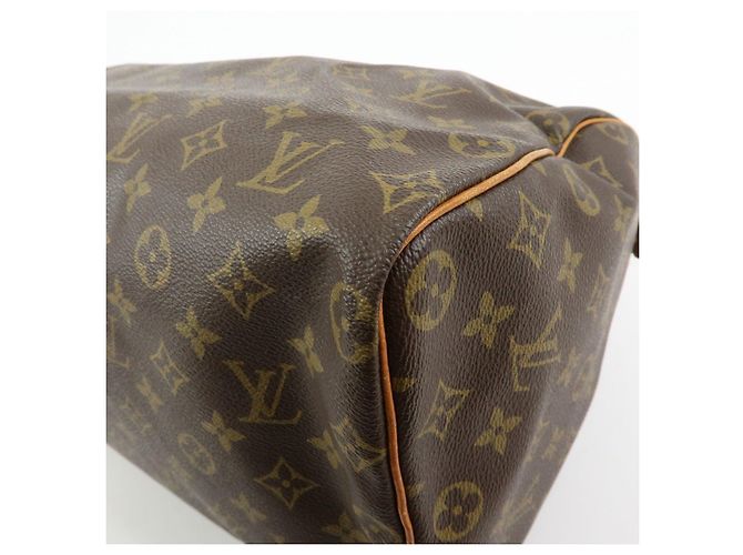 Louis Vuitton Monogram Speedy 40 Borsa a Mano Borsa Boston Marrone M41522 - vista 13
