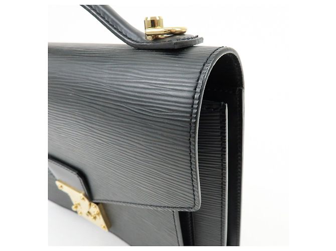 Louis Vuitton Epi Monceau 2Way Shoulder Bag Hand Bag Noir M52122 - vista 12