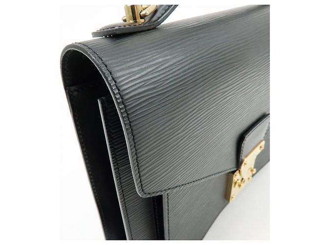 Louis Vuitton Epi Monceau 2Way Shoulder Bag Hand Bag Noir M52122 - vista 13