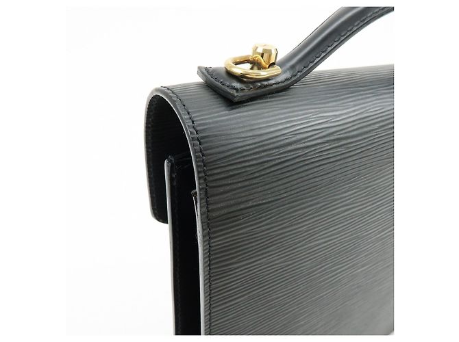Louis Vuitton Epi Monceau 2Way Shoulder Bag Hand Bag Noir M52122 - vista 15