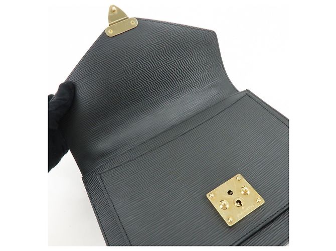 Louis Vuitton Epi Monceau 2Way Shoulder Bag Hand Bag Noir M52122 - vista 18