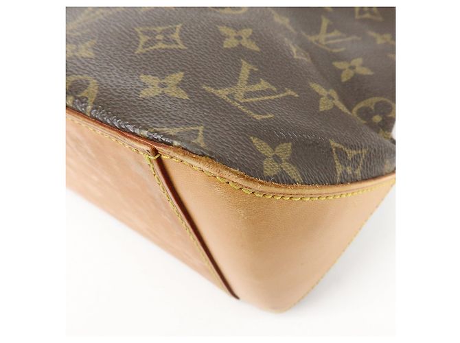 Louis Vuitton Monogram Cabas Piano Tote Bag Hand Bag Brown M51148 - vista 13