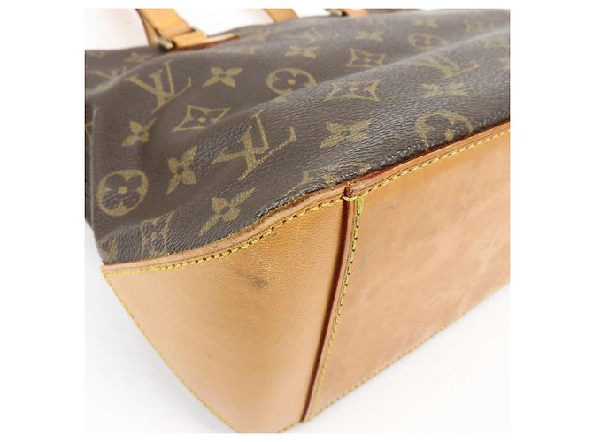 Louis Vuitton Monogram Cabas Piano Tote Bag Hand Bag Brown M51148 - vista 14